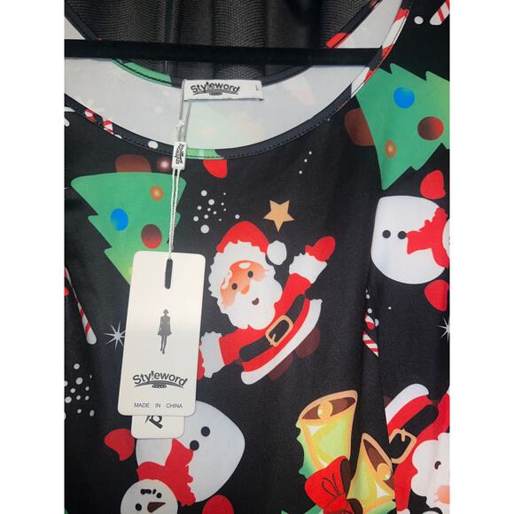 Ugly Christmas Sweater Xmas Size Large Dress - Picture 2 of 3